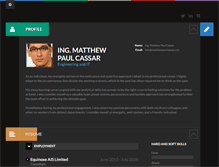 Tablet Screenshot of matthewpaulcassar.com